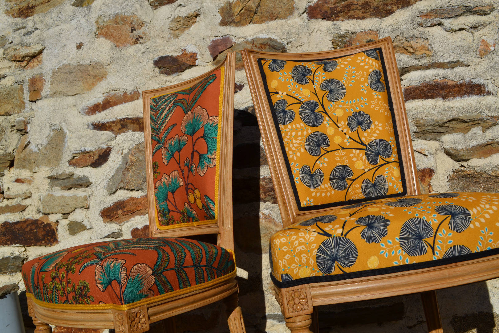 l'atelier de sophie - sophie reijasse - tapisserie d'ameublement à saint-junien -  chaises louis XVI 3