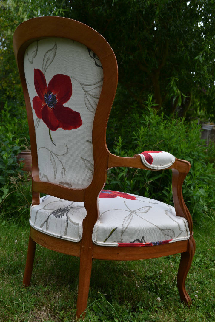 l'atelier de sophie - sophie reijasse - tapisserie d'ameublement à saint junien - fauteuil louis philippe 2