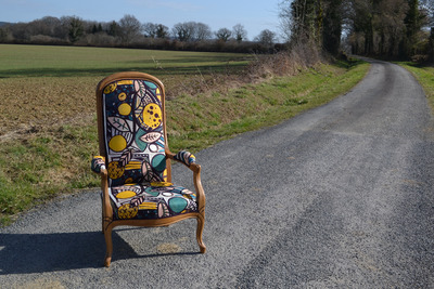 l'atelier de sophie - sophie reijasse - tapisserie d'ameublement à saint junien - fauteuil voltaire 1